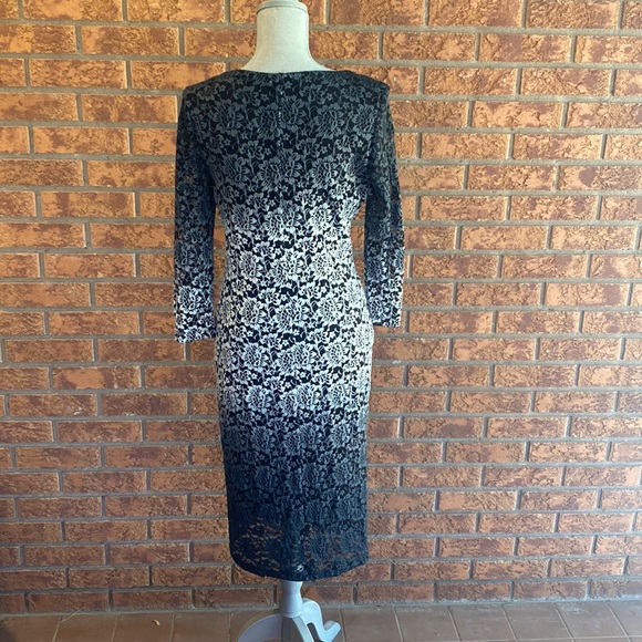 Oh La La grey and blue ombré dress - Picture 3 of 4